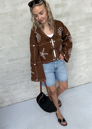 Seashell bluse Soft Brown Sissel Edelbo 